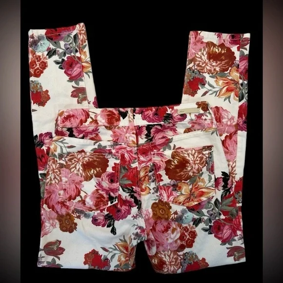 Pilcro Anthropology Floral jeans Size 27 - Picture 4 of 4